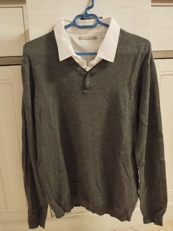 Pull homme Col chemise