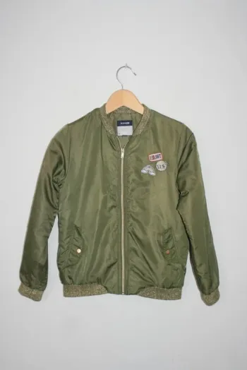 Bombers kaki de chez Kiabi, taille 12 ans