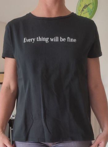 Tee shirt noir Pimkie 38 neuf