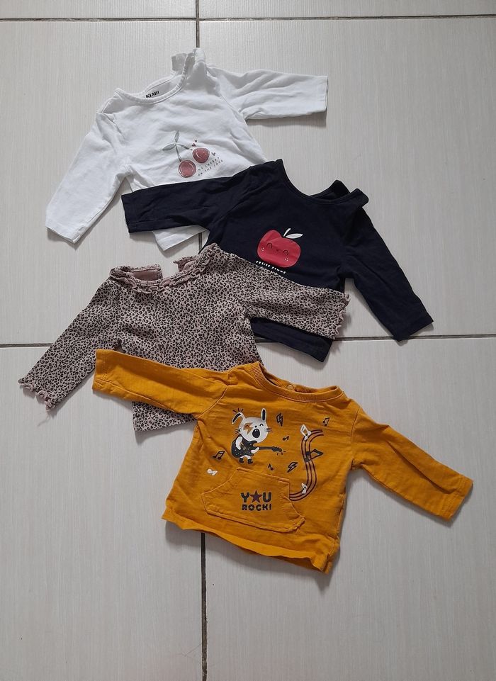 T shirt 1 mois
Bon état
1.5€ pièce