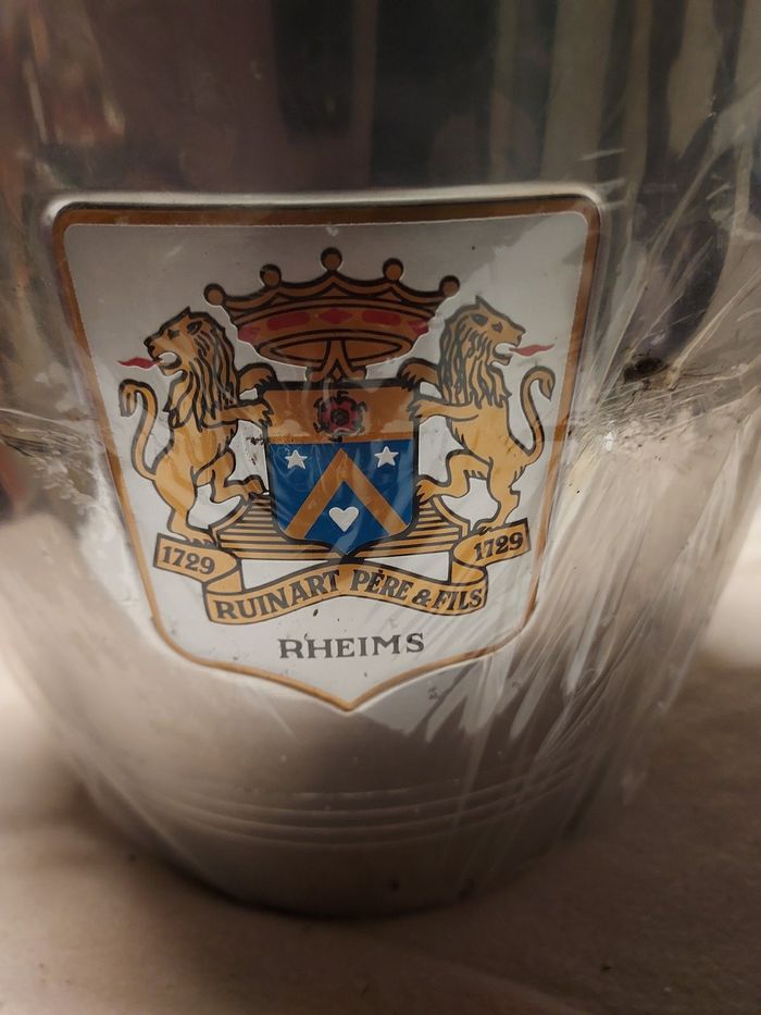 Seau a champagne Ruinart père et fils. - photo numéro 2