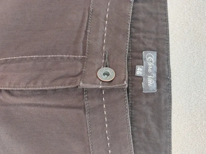 Pantalon large marron - photo numéro 9