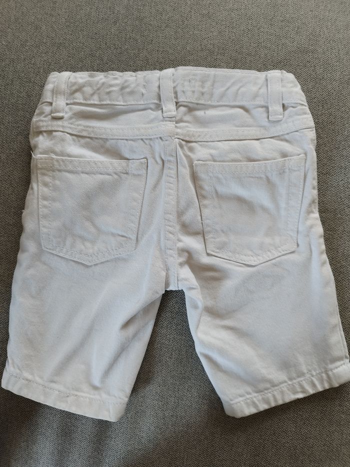 Bermudas blanc enfant - photo numéro 3