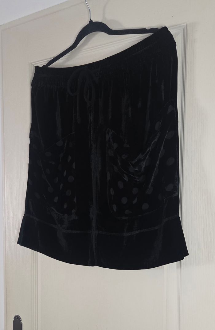 Jupe Velours SONIA by Sonia Rykiel XL – Soie & Viscose – Chic Parisien - photo numéro 3