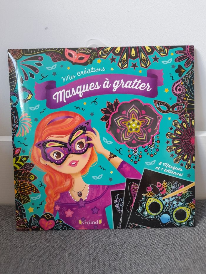 Loisirs créatifs : Mes créations Masques à gratter Neuf Grund