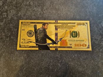 Billet OR à collectionner Hawkeye Marvel