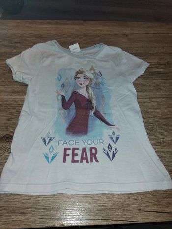 Tee shirt la reine des neiges