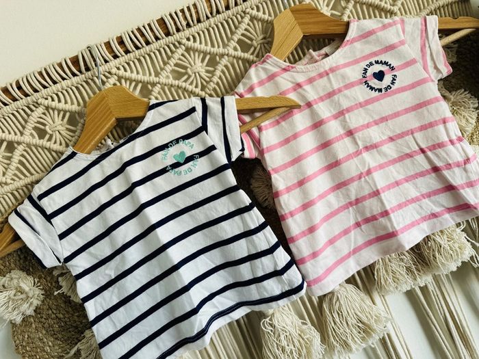 Lot de 2 t-shirts TAO 12 mois - photo numéro 2