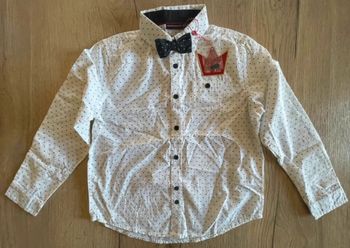 Chemise Noel sergent major taille 7 ans neuve avec étiquettes