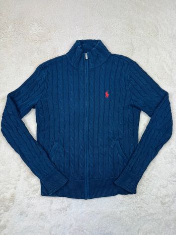 Sweat Full Zip Ralph Lauren Torsadé Taille M