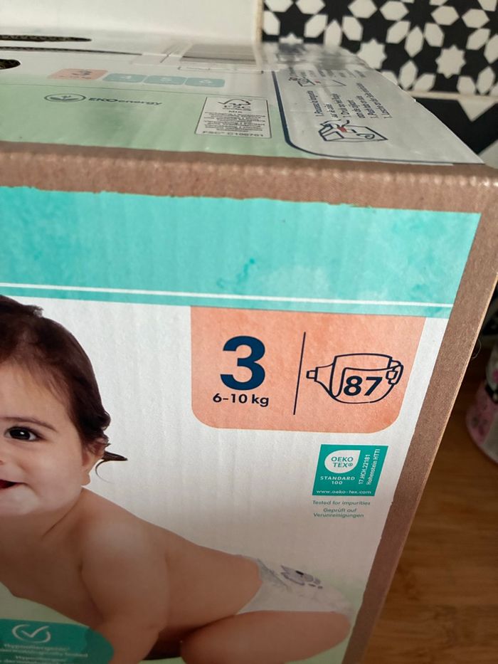 Taille 3 - couches Pampers Harmony X 87 - photo numéro 3
