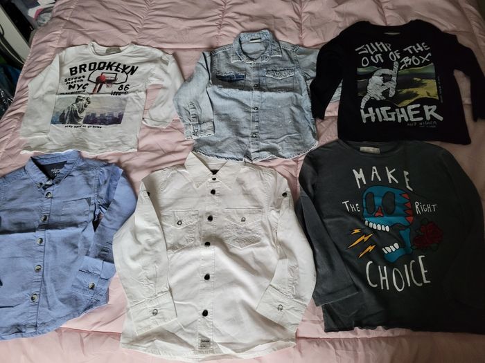 lots 6 vêtements garçon  5ans  (10e)