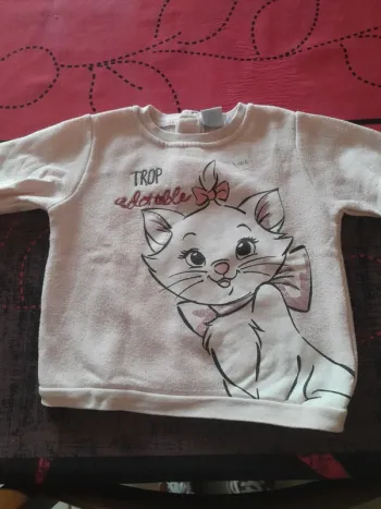 Pull marie des aristochats taille 9 mois
