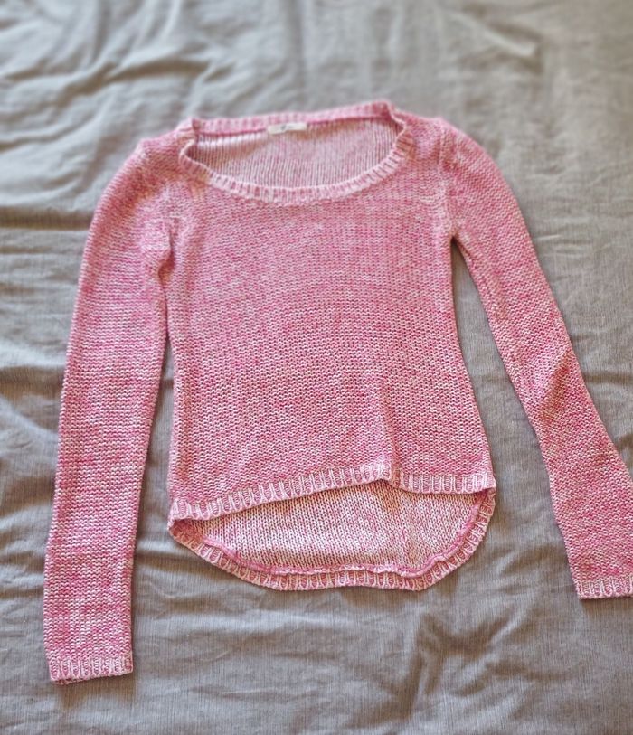 Pull rose mi saison