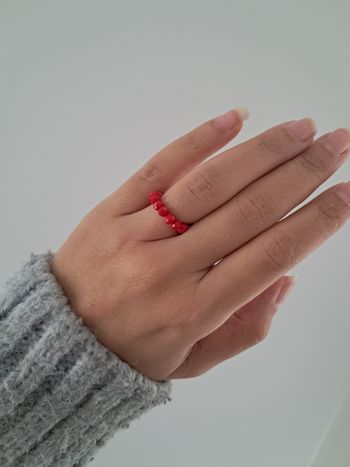 Bague rouge