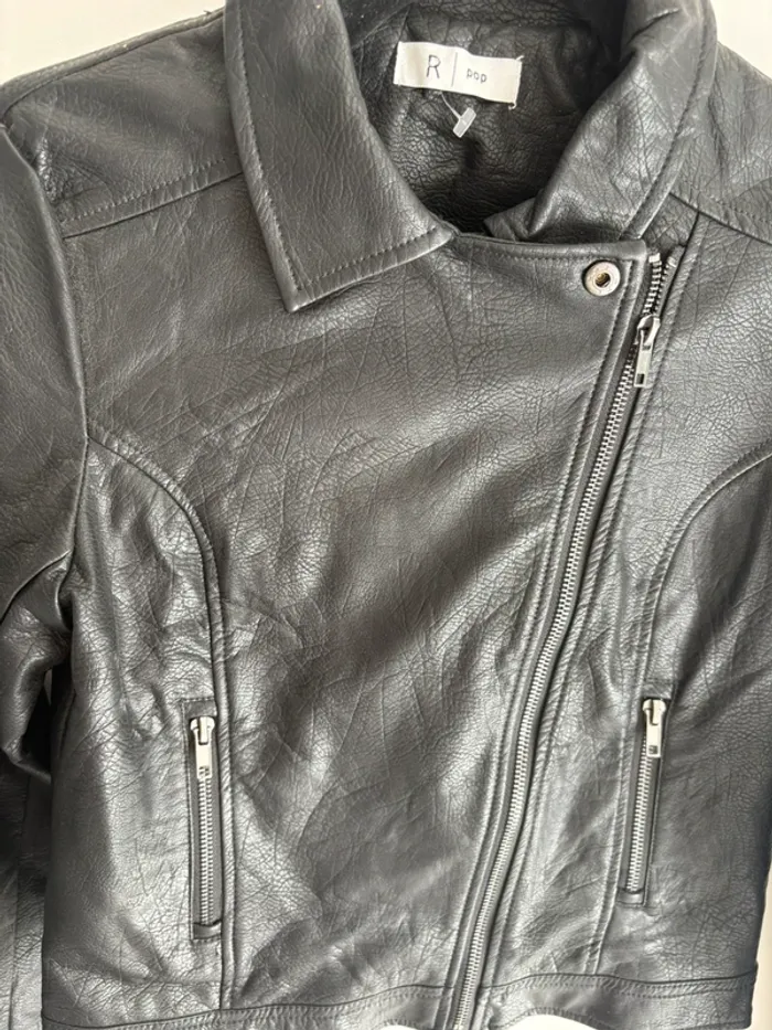 Veste simili cuir 14 ans fille - photo numéro 4