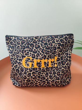 Pochette Léopard Grrr