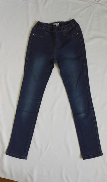 Jeans bleu marine, moulant élastiqué, taille réglable (élastiqué) taille XXS 32
