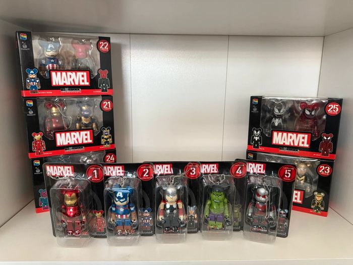 Bearbrick lottery Marvel (full set) - photo numéro 5