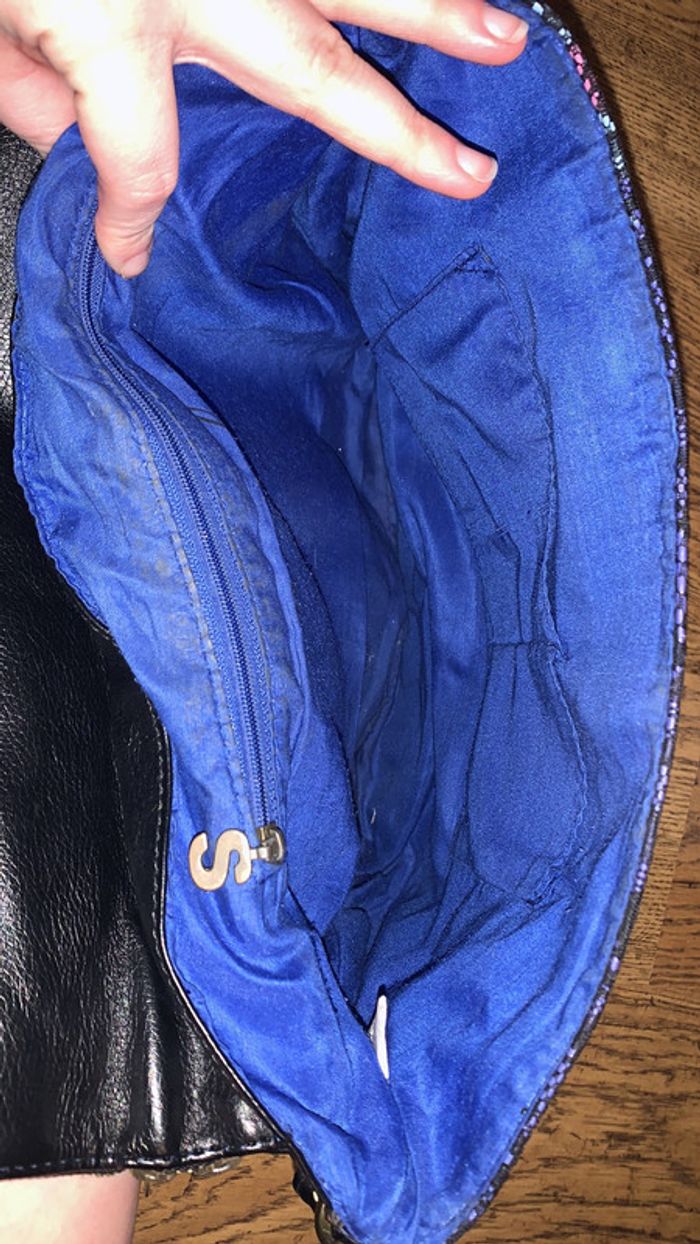 Sac bandoulière Desigual Noir bleu - photo numéro 4