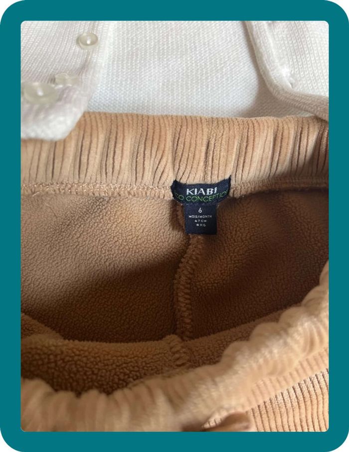 Ensemble lot 4 pièces tons blanc/crème mixte 6 mois - Kiabi Tex Bouchara - photo numéro 3