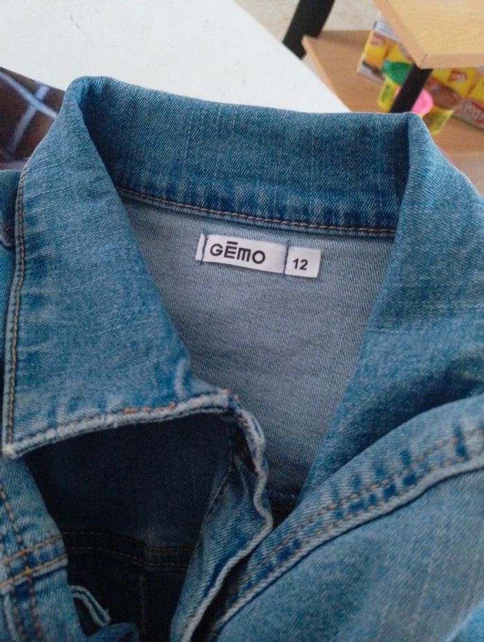 #manu_7896fille12ans veste en jean - photo numéro 3