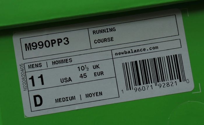 New balance x patta 990v3 olive - photo numéro 11