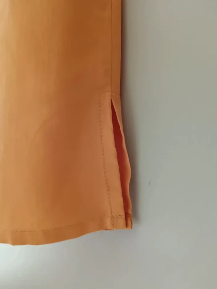 Débardeur orange soie - photo numéro 6