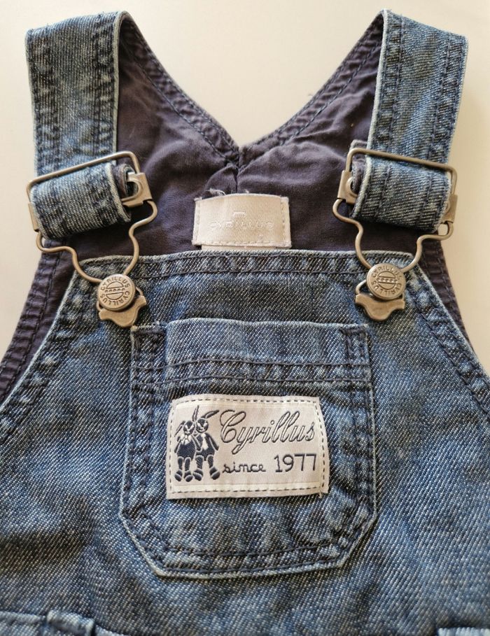 Salopette en Jeans Cyrillus 9 mois - photo numéro 2
