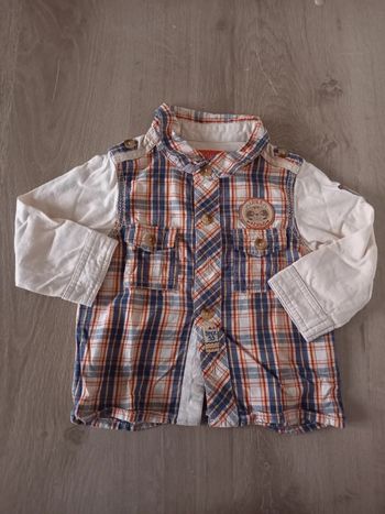 Chemise garçon Tissaia 9 mois