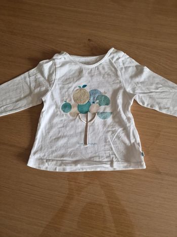 Haut blanc obaibi 74cm