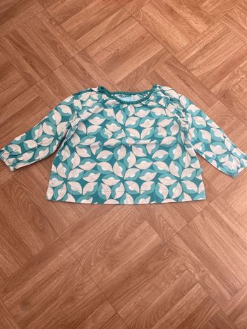 Blouse manches longues  taille 12 mois Obaïbi