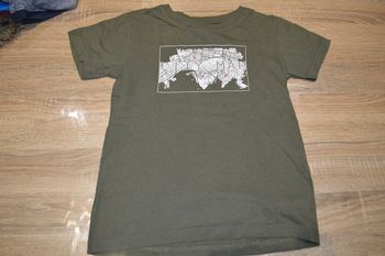 Tee shirt manches courtes Firefly 8 ans kaki carte