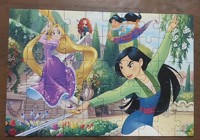 Puzzle princesses enfant 50 pièces - photo numéro 2