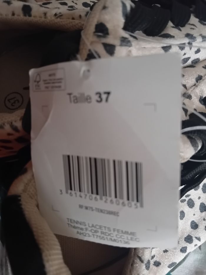 Baskets femme taille 37 - photo numéro 5