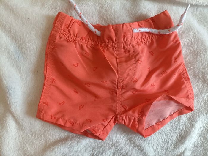 Short de bain orange