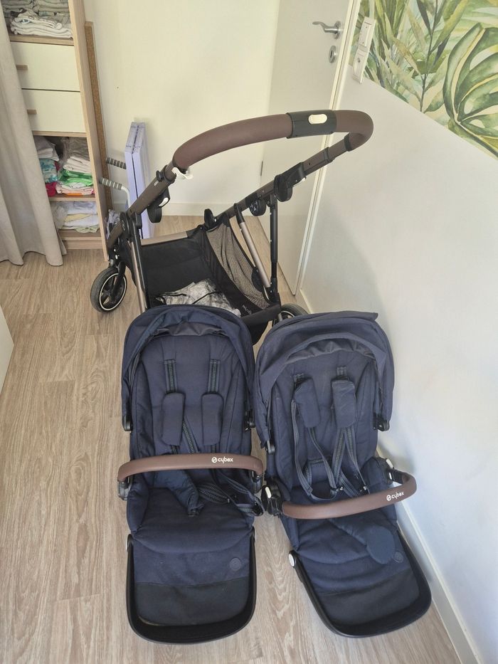 poussete duo, cosy+assises - photo numéro 4