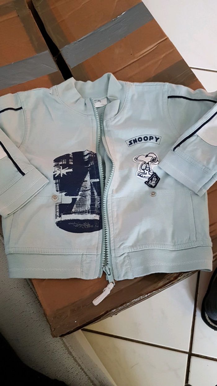 Veste snoopy bleu