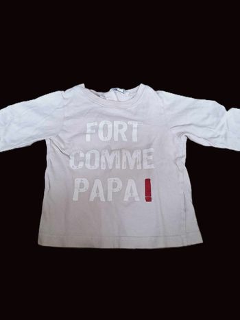 T-shirt manches longues Kimbaloo 18 mois