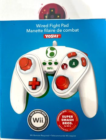 Manette de combat Yoshi de la marque PDP pour Wii u