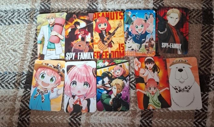 Lot de 60 cartes spy x family - photo numéro 6