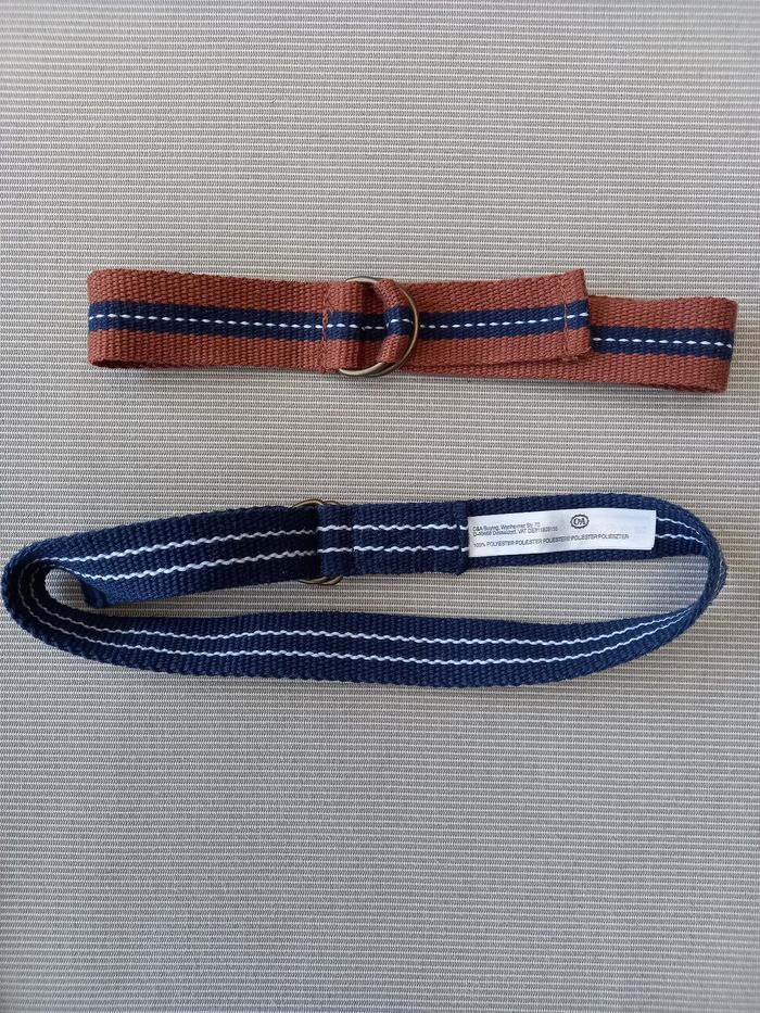 Ceintures brune et marine 2-4ans - photo numéro 2