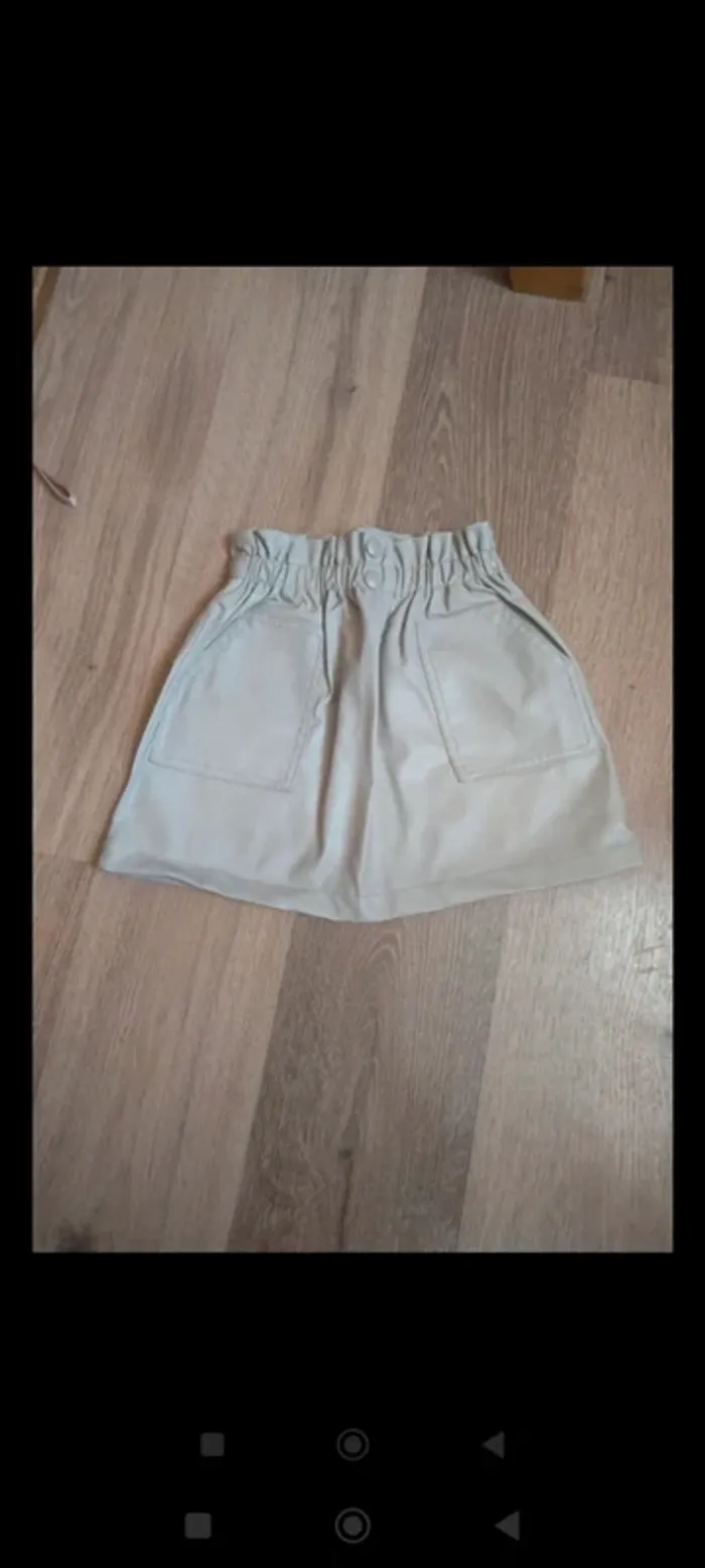 Jupe beige