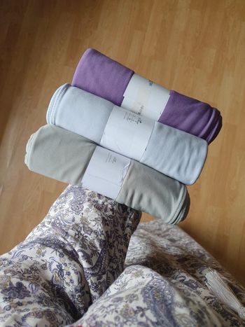 Lot de 3 voiles/hijab en jersey premium luxe
