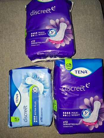 Tena Discreet serviettes / Tena Discreet Night