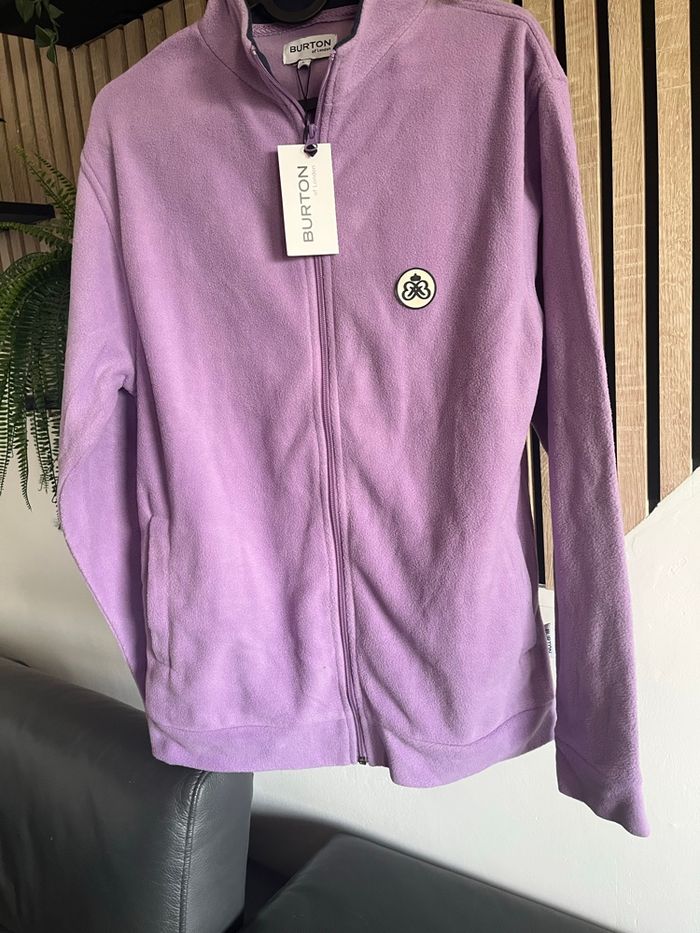 Pull polaire violet Burton - photo numéro 3