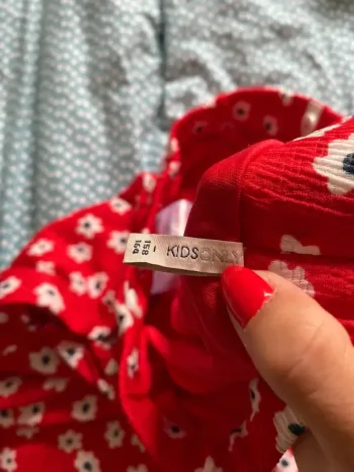 Short rouge à fleurs Only - photo numéro 8
