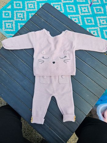 Ensemble en maille 3 mois