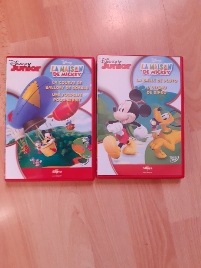 Lot de 2 dvd la maison de Mickey