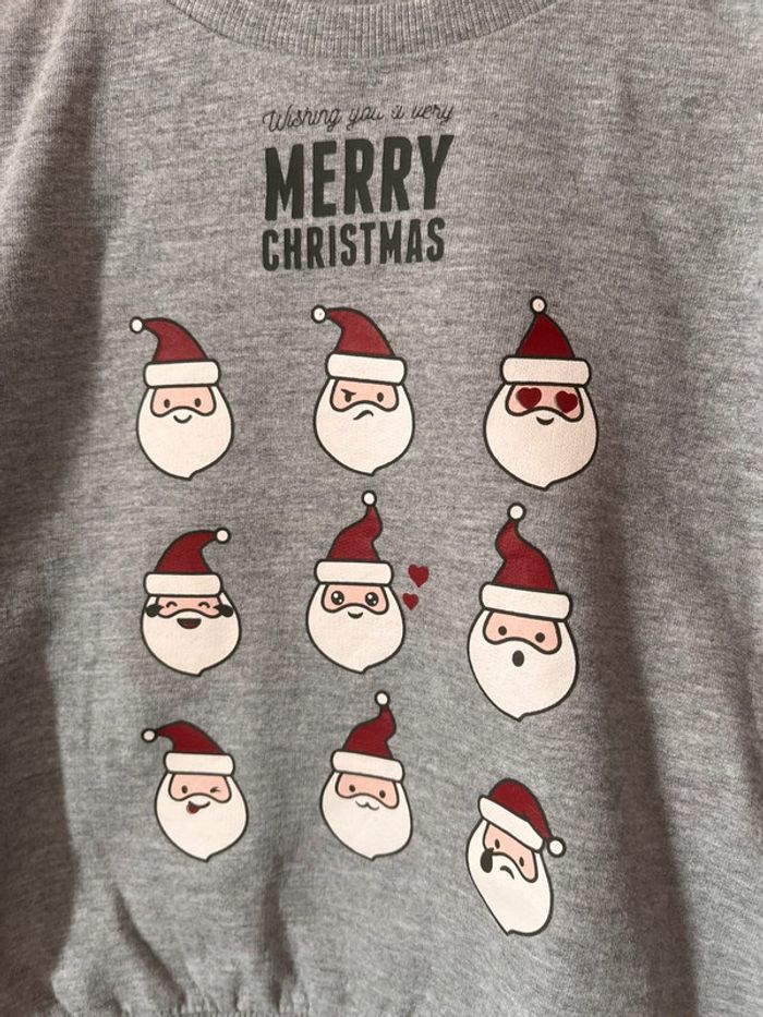 Sweat de Noël taille 9-12 mois (80cm) - photo numéro 2